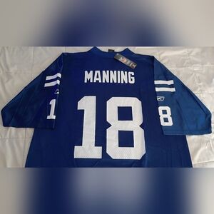 NFL X Reebok Team Apparel Indianapolis Colts #18 Peyton Manning Jersey *NWT*